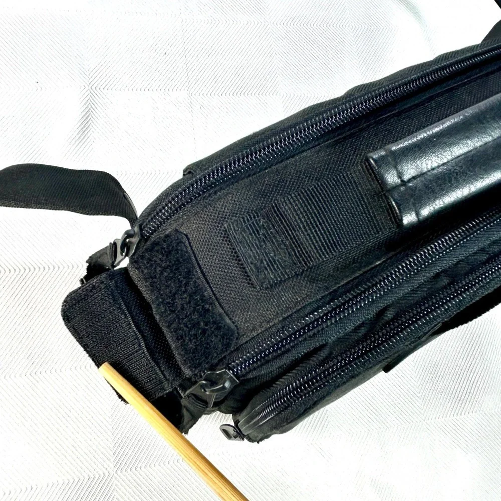 Case Logic Black Padded Camera Carrying Case Fanny Pack Adjustable Compartments